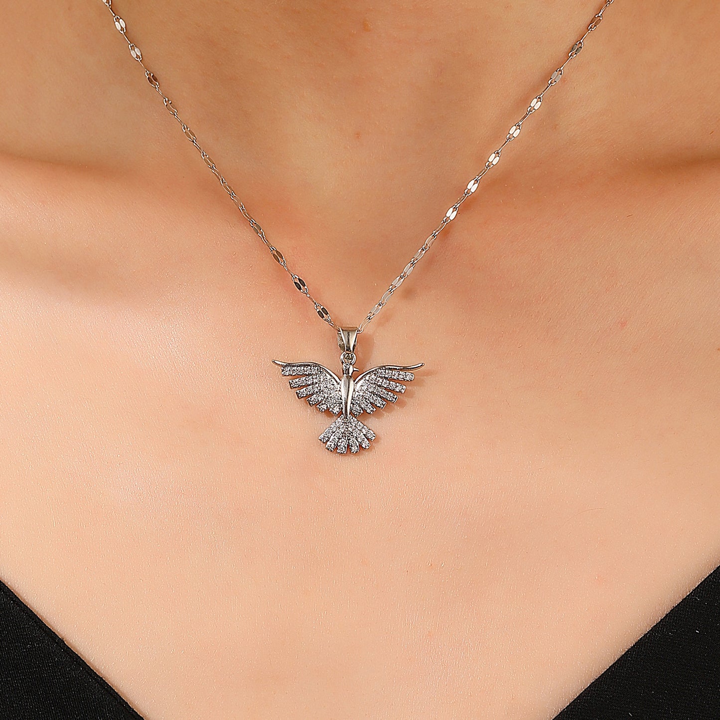 Collana di ali di fenice