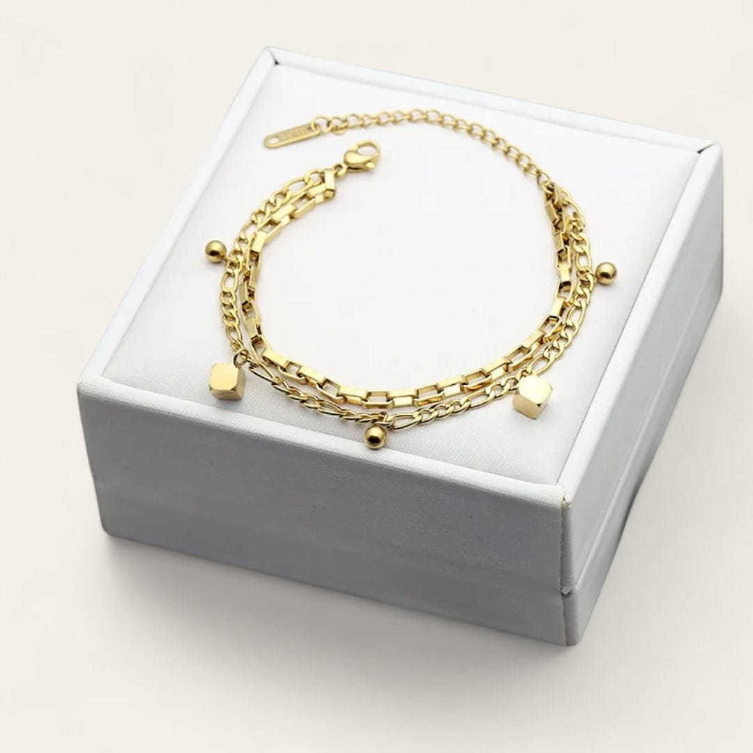 Bracciale eleganza geometrica in oro