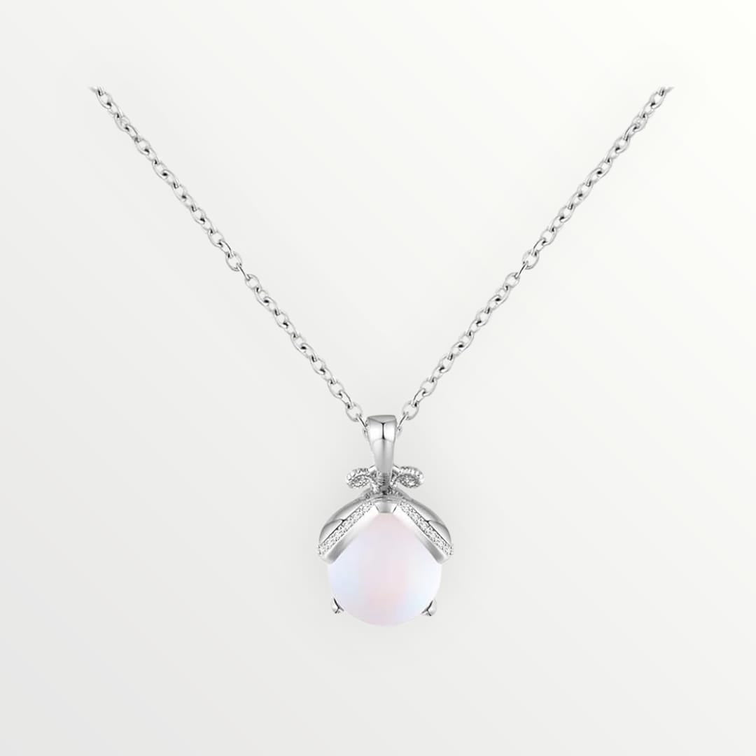 Collana con lucciole pietra di luna