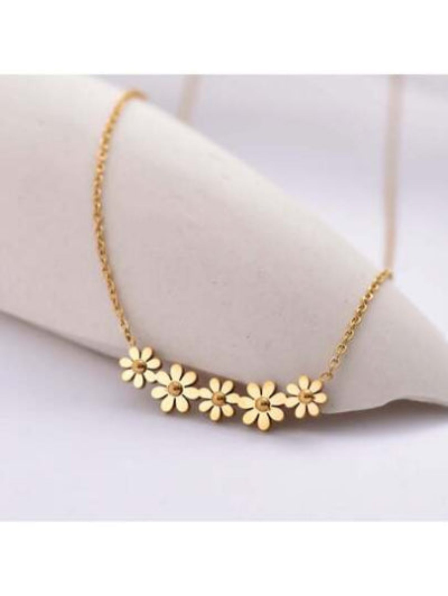 Collana con ciondoli girasole