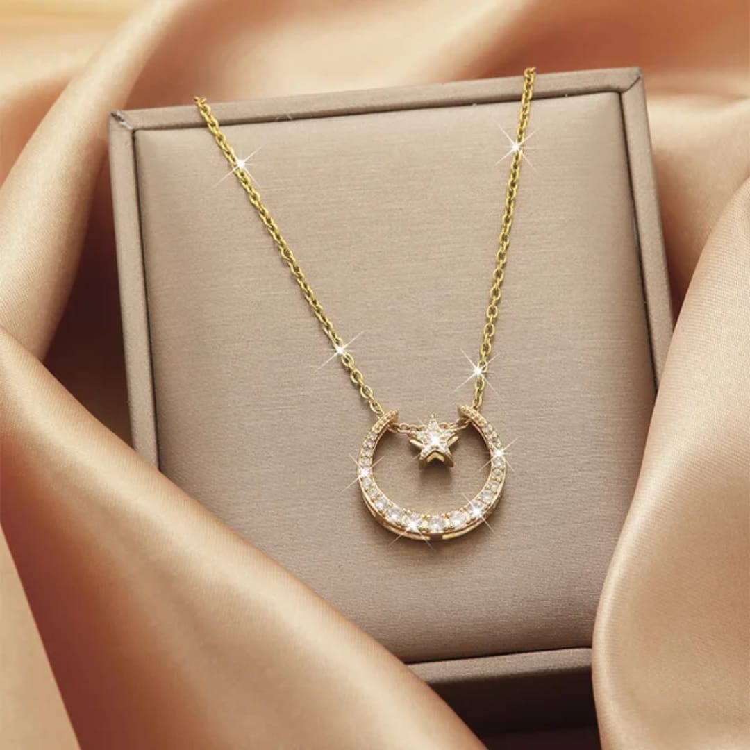 Collana luna stella