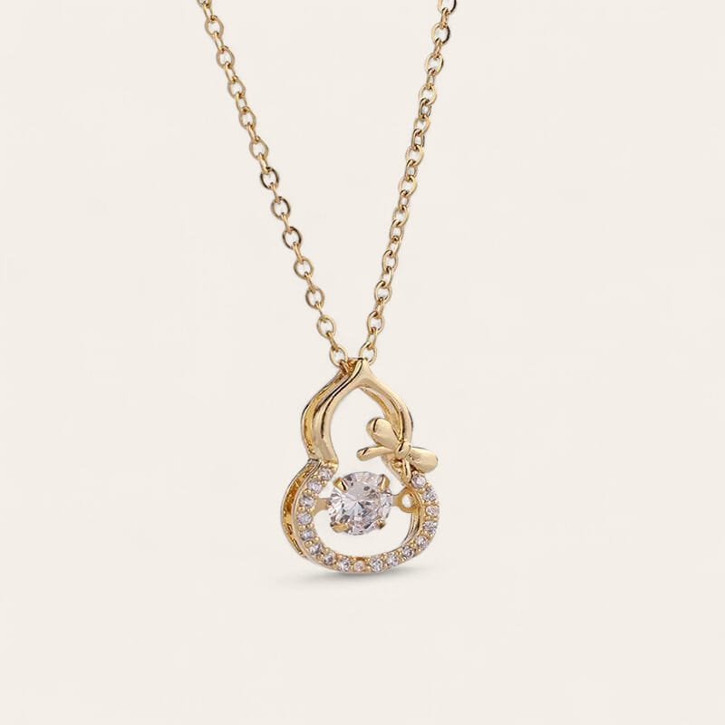 Collana in oro con punto luce