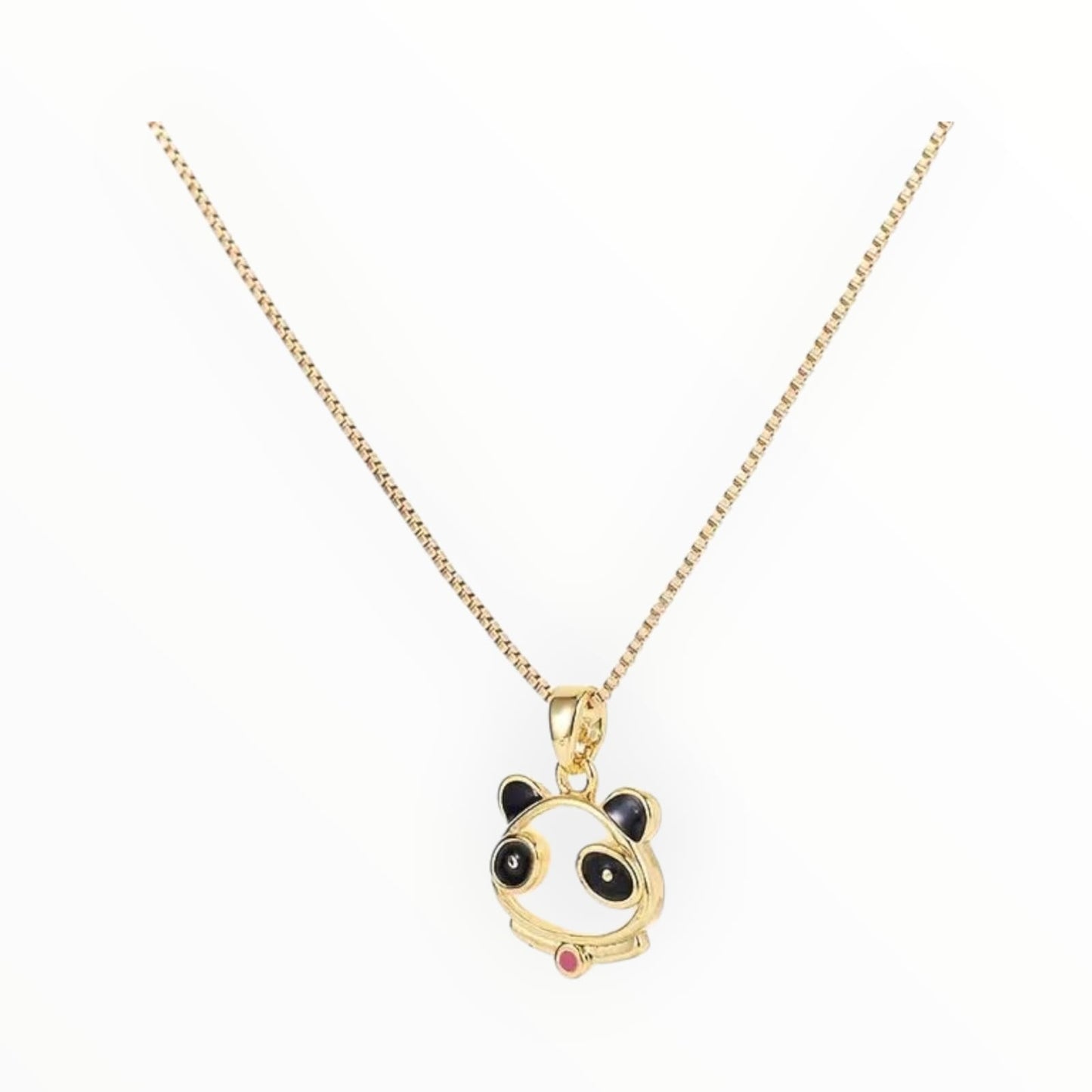 Collana pendente con ciondolo panda
