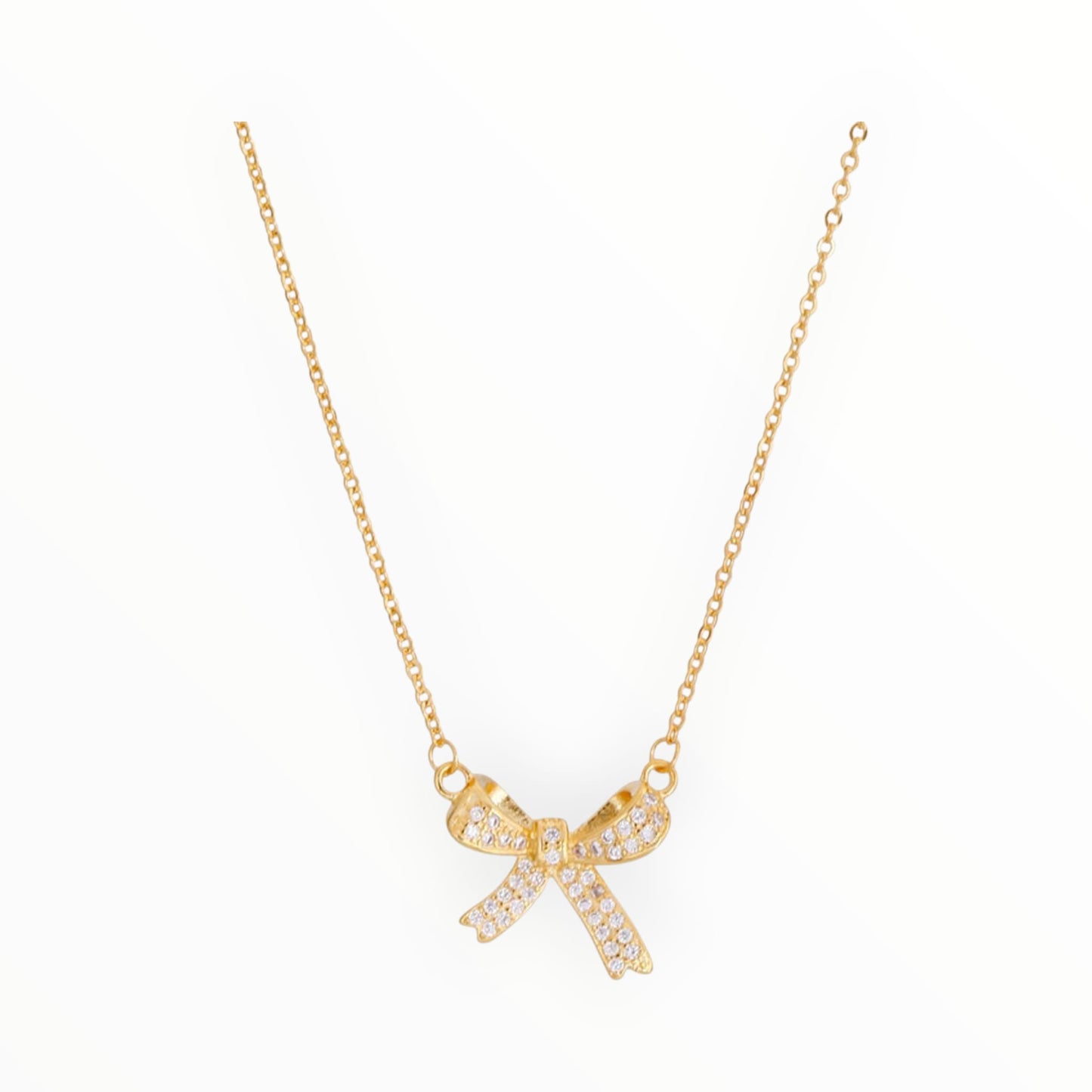 Collana pendente con fiocco