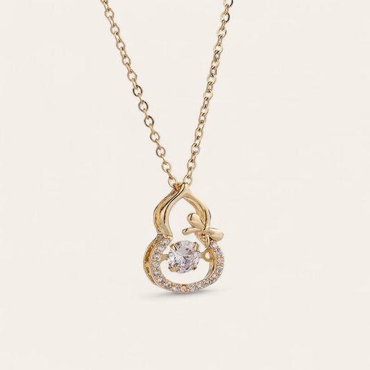 Collana in oro con punto luce