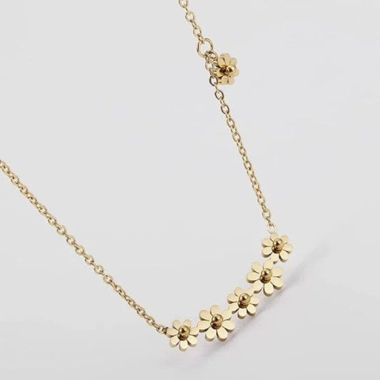 Collana con ciondoli girasole